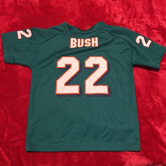 Miami dolphins 🐬 kids size jersey Bush 22 - Picture 6 of 6